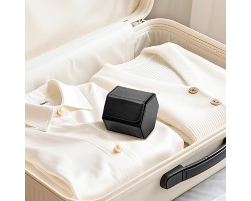 Футляр кейс для наручных часов Casegrace SP01370 органайзер на 1 отделение 8,5*10*8,8 см Black