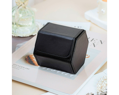 Футляр кейс для наручных часов Casegrace SP01370 органайзер на 1 отделение 8,5*10*8,8 см Black