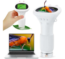 Детский портативный карманный микроскоп с увеличением 1000×, Macro IPS, экран 2,0 дюйма