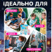 Дитяча відео-рація 300 м на акумуляторі, USB-зарядка, набір 2 шт. (рожевий і синій)