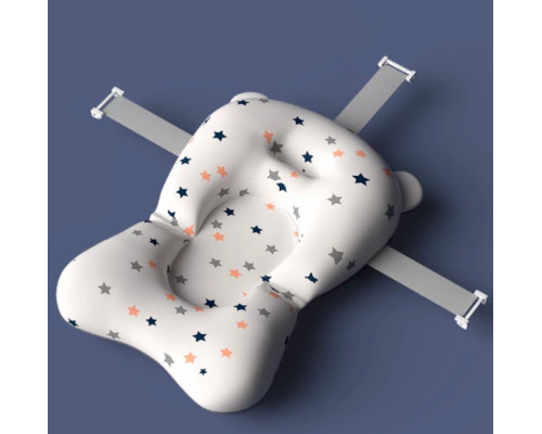 Складна дитяча ванночка з термодатчиком, матрасиком і зливом