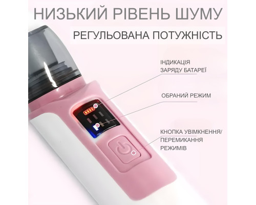 Аспиратор назальный электронный 6 режимов, соплеотсос аккумуляторный NA-6.0