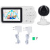 Видеоняня Baby Monitor с экраном 2,8 дюйма, ночным видением и двусторонней связью