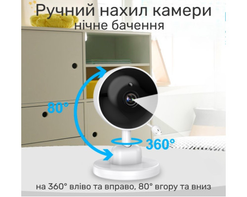 Видеоняня Baby Monitor с экраном 2,8 дюйма, ночным видением и двусторонней связью Видеоняня Baby Monitor с экраном 2,8 дюйма, ночным видением и двусторонней связью