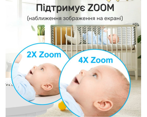 Видеоняня Baby Monitor с экраном 2,8 дюйма, ночным видением и двусторонней связью Видеоняня Baby Monitor с экраном 2,8 дюйма, ночным видением и двусторонней связью