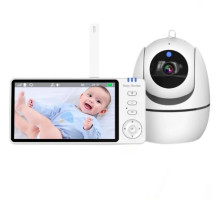 Відеоняня Baby Monitor ABM501 з поворотною камерою, 5 дюймовим монітором та нічним баченням
