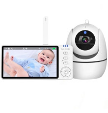 Відеоняня Baby Monitor ABM501 з поворотною камерою, 5 дюймовим монітором та нічним баченням