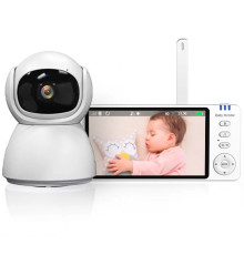Відеоняня Baby Monitor ABM570 — HD екран 5", з поворотною камерою, контроль дитини