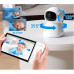Видеоняня Baby Monitor ABM570 с 5-дюймовым IPS экраном и аккумулятором 3500 mAh и ночным видением