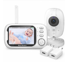 Видеоняня Baby Monitor АВМ603 3.5 Original JKR с датчиком звука, ночное видение, видеозапись