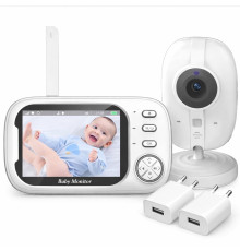 Відеоняня Baby Monitor АВМ603j 3.5 Original JKR з датчиком звуку, нічне бачення, відеозапис