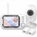 Відеоняня Baby Monitor АВМ603j 3.5 Original JKR з датчиком звуку, нічне бачення, відеозапис