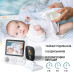 Відеоняня Baby Monitor ABM900, дитячий монітор 2.8 дюйма, камера з двостороннім аудіо, колискові