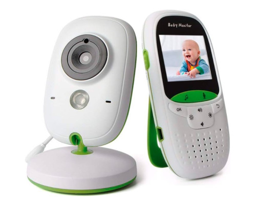 Відеоняня Baby Monitor VB602 система спостереження з нічним баченням та голосовою активацією радіоняня