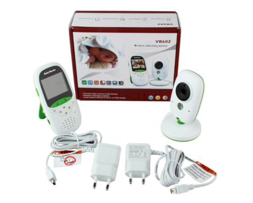Відеоняня Baby Monitor VB602 система спостереження з нічним баченням та голосовою активацією радіоняня