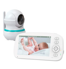 Відеоняня Baby Monitor 5" – двосторонній зв’язок, 360° огляд, режим VOX, автономна батарея 5000 мА·год