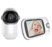 Відеоняня Baby Monitor VB802 з поворотною камерою, радіоняня з монітором та нічним баченням