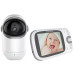 Відеоняня Baby Monitor VB802 з поворотною камерою, радіоняня з монітором та нічним баченням