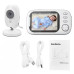 Видеоняня Baby Monitor ABM600j 3.5 с монитором, датчиком звука, ночное видение, видеозапись