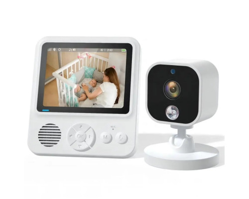 Відеоняня Baby Monitor ABM900, дитячий монітор 2.8 дюйма, камера з двостороннім аудіо, колискові