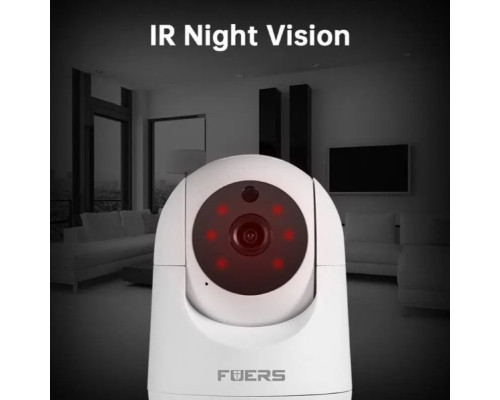 Видеоняня Tuya Smart Home Indoor WiFi Умная. Ночной режим