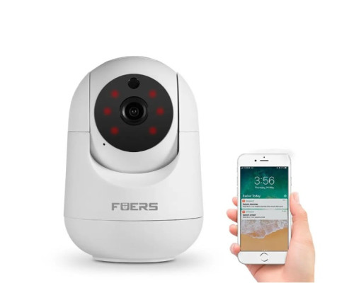Видеоняня Tuya Smart Home Indoor WiFi Умная. Ночной режим