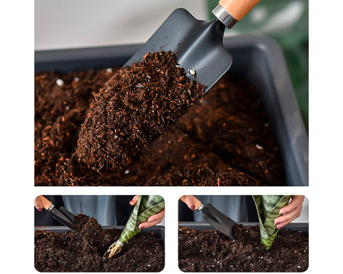 Набор садовый 3 предметов SY-3911 для дома 2 лопатки 1 грабли