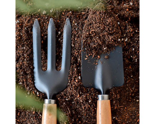 Набор садовый 3 предметов SY-3911 для дома 2 лопатки 1 грабли