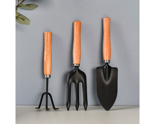 Набор садовый 3 предметов SY-3911 для дома 2 лопатки 1 грабли