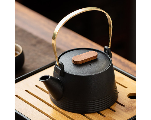 Дорожный набор для чайной церемонии керамический Black