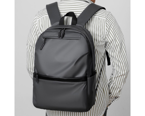 Рюкзак городской 2205 для ноутбука 15" водонепроницаемый 20-35 л Dark Gray