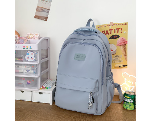 Рюкзак подростковый 633227 с брелком 20-35L Blue