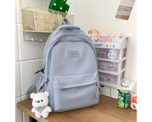 Рюкзак подростковый 633227 с брелком 20-35L Blue