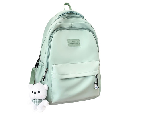 Рюкзак подростковый 633227 с брелком 20-35L Green