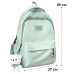 Рюкзак подростковый 633227 с брелком 20-35L Green