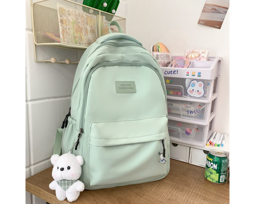 Рюкзак подростковый 633227 с брелком 20-35L Green