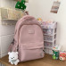 Рюкзак подростковый 633227 с брелком 20-35L Pink
