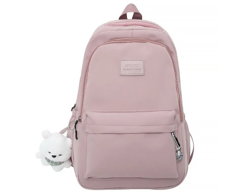 Рюкзак подростковый 633227 с брелком 20-35L Pink