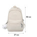 Рюкзак подростковый 633227 с брелком 20-35L Ivory