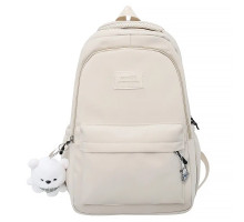Рюкзак подростковый 633227 с брелком 20-35L Ivory