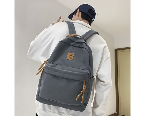 Рюкзак подростковый 81227 с карманом для ноутбука 20L Gray