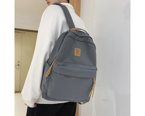 Рюкзак подростковый 81227 с карманом для ноутбука 20L Gray