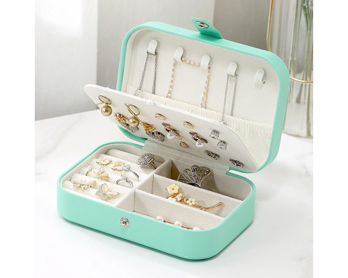 Шкатулка Casegrace SP-01161 для украшений и ювелирных изделий портативная 16*11*5 см Turquoise