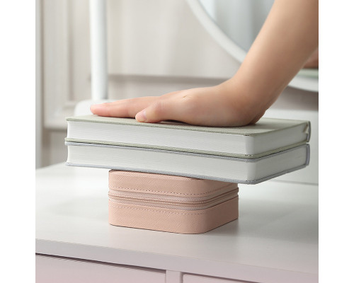 Шкатулка Casegrace SP-01212 для украшений и ювелирных изделий портативная 10*10*5 см Pink