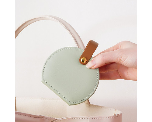 Органайзер сумочка Casegrace SP-01278 для украшений и ювелирных изделий с ручкой 10*9*4,5 см Green