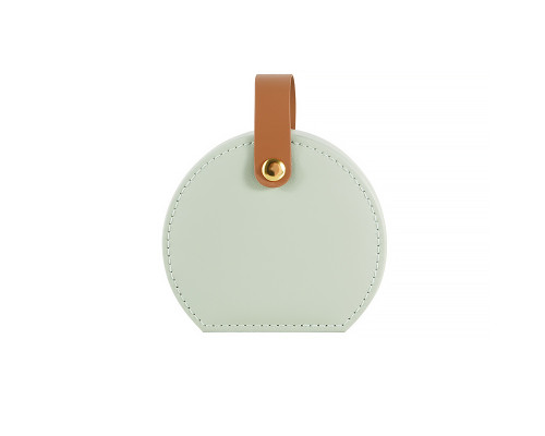 Органайзер сумочка Casegrace SP-01278 для украшений и ювелирных изделий с ручкой 10*9*4,5 см Green