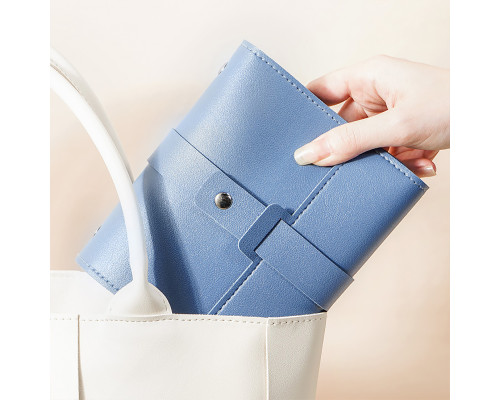 Органайзер книжка Casegrace SP-01260 для украшений и ювелирных изделий 16*14*4,5 см Blue