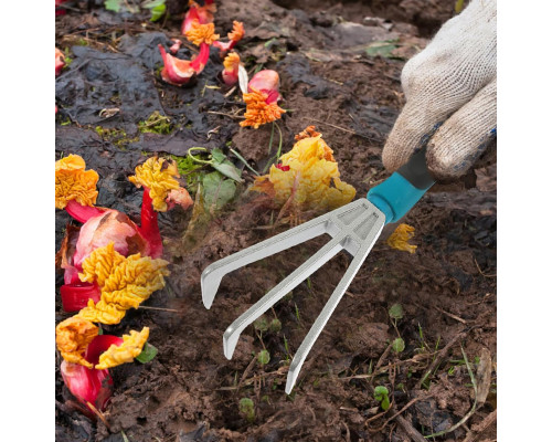 Набор садовый 3 предметов CG-YLT-7803 для дома 2 лопатки 1 грабли