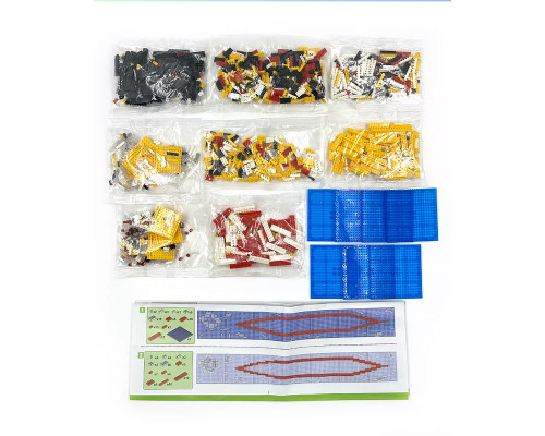 3D конструктор набор строительных блоков YZ 66503 Титаник 1860 деталей