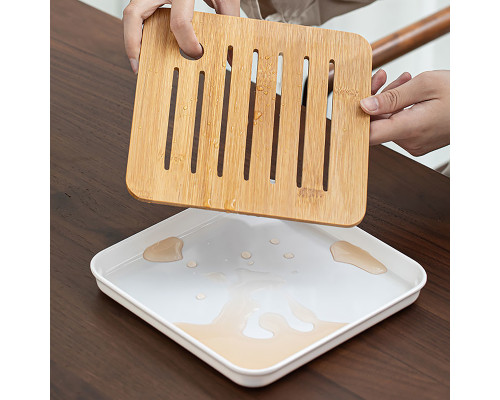 Дорожный набор для чайной церемонии керамический Green Sand